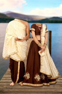 Couple Brown Ethnic Set